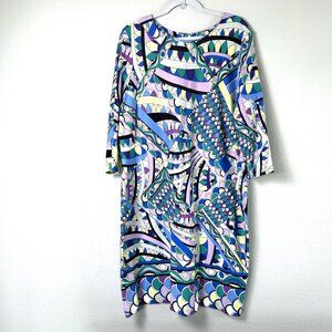 Chico's Multicolor Abstract Midi Dress